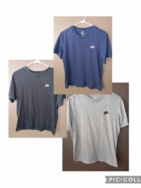 LOT OF 3 MEN’S MEDIUM NIKE T-SHIRTS
